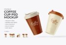 Top Stylish Coffee Cup PSD Mockups