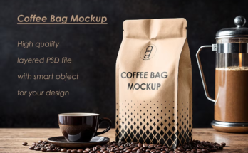 Coffee Bag Mockup