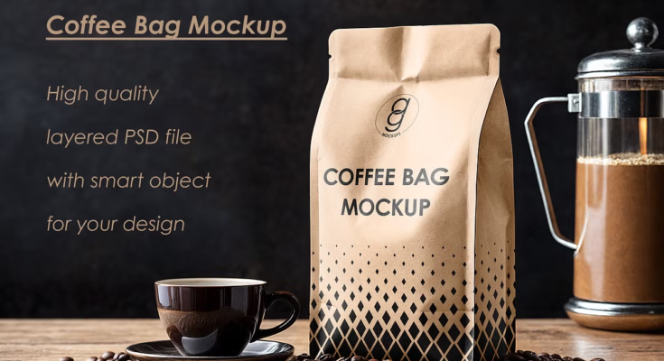 Coffee Bag Mockup